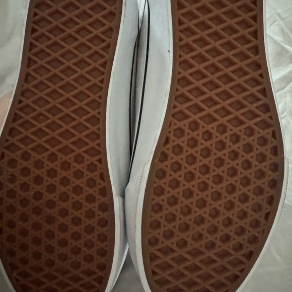 Vans Women Deluxe Ortholite Checkered Cream white  Skateboard Shoes Sneakers 9.5 - Picture 4 of 8